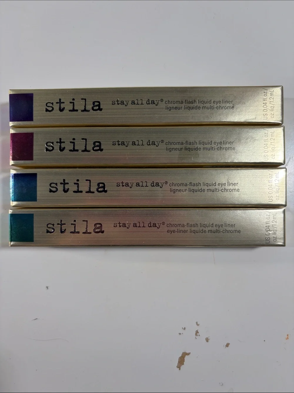 Stila Stay All Day Chroma-Flash Liquid Eyeliner - Multichrome Shades set of 4!